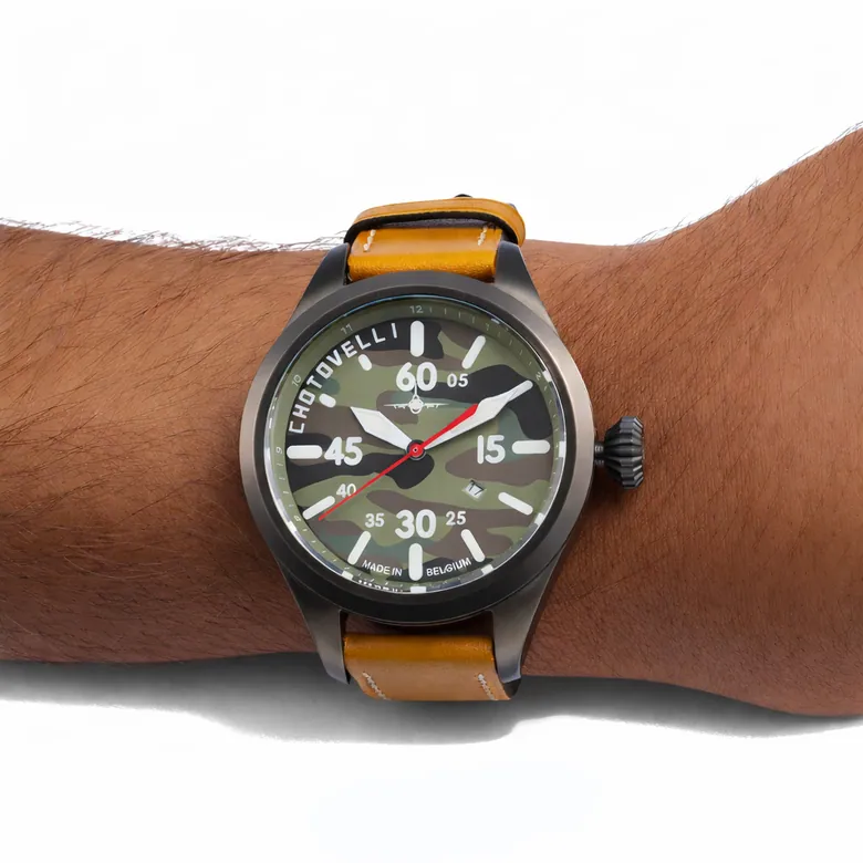 Chotovelli 5300.4 Aviator Pilot Watch | Premium Aviation Watch