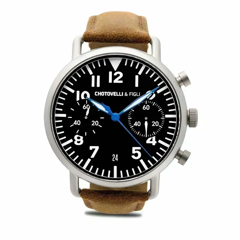 Flieger Leather Watch | Vintage Leather Watch