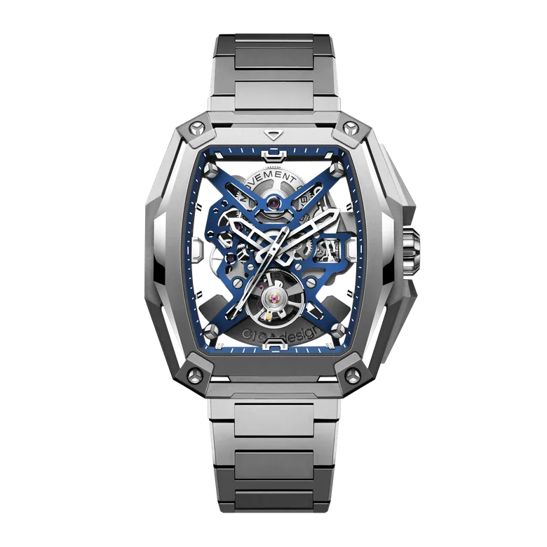 CIGA design SKELETON AUTOMATIC WATCH HUNTER TITANIUM