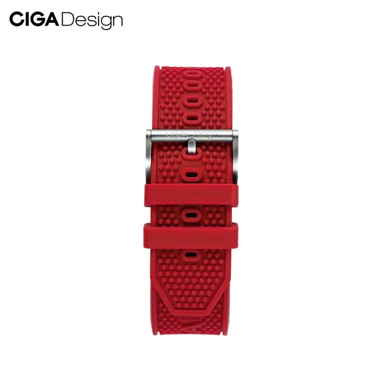 CIGA design Skeleton Cask Mechanical Strap Quick Release Silicone Stra