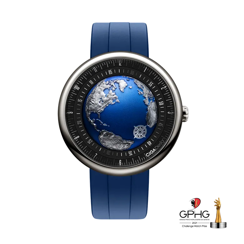 CIGA design BLUE PLANET · ATLANTIC OCEAN-INSPIRED AUTOMATIC WATCH