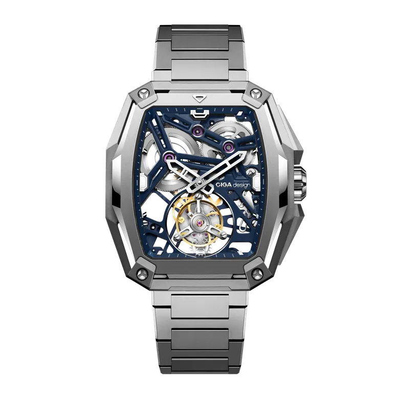 CIGA design ADVANCED SKELETON COMPLICATION WATCH HUNTER · TOURBILLON