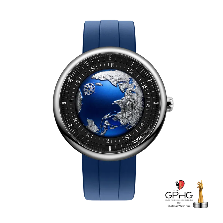 CIGA design GPHG-WINNING AUTOMATIC WATCH BLUE PLANET