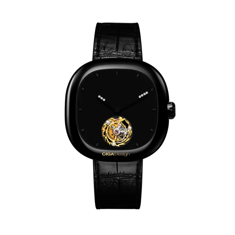 CIGA design MECHANICAL WATCH TOURBILLON CHINESE ZODIAC YEAR OF THE DRA