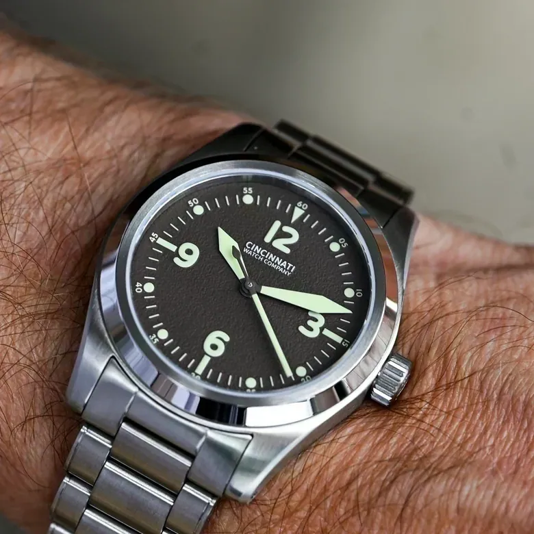 P-40 A-11 Brown Mechanical Pilot Watch
