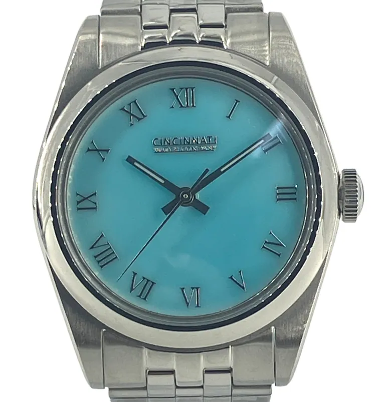 Robin's Egg Blue Enamel Dial