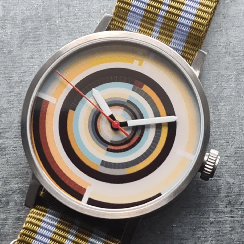 Concentric Automatic A-050 – Colorful Art Piece & Unique Gift
