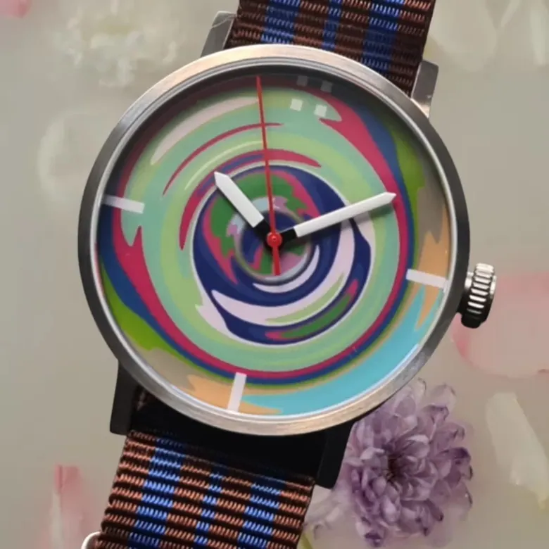 Unique Ladies Fashion Watch – Colorful CONCENTRIC-WATCH Automatic 41mm, Nr. 037