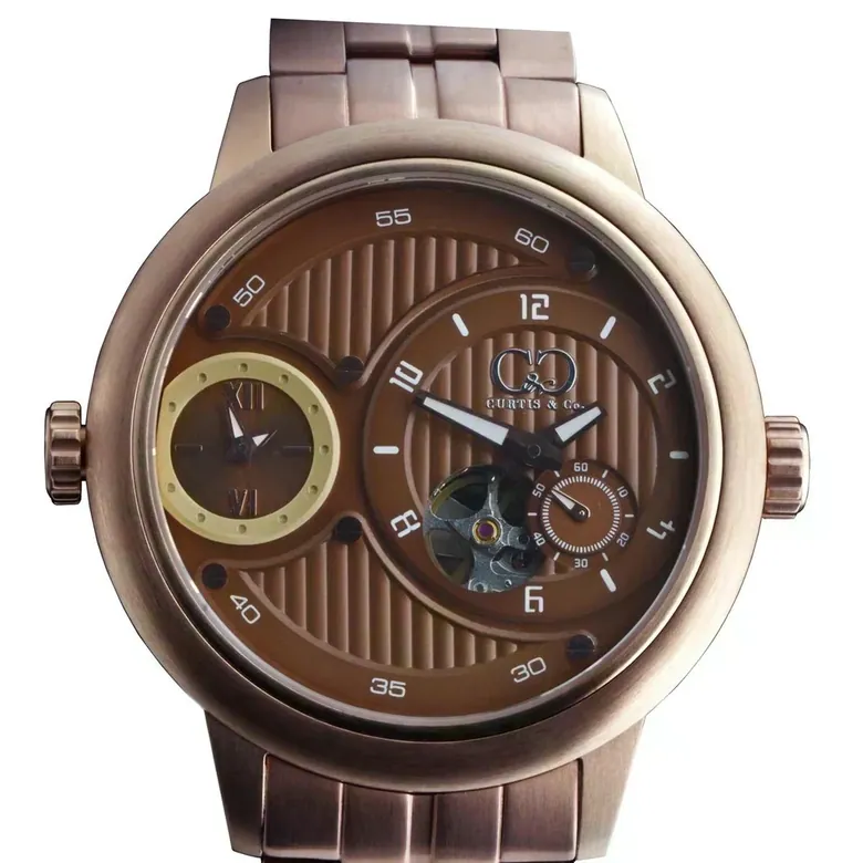 BIG TIME PASSPORT (52 mm) BROWN DIAL / ROSE GOLD SERIES