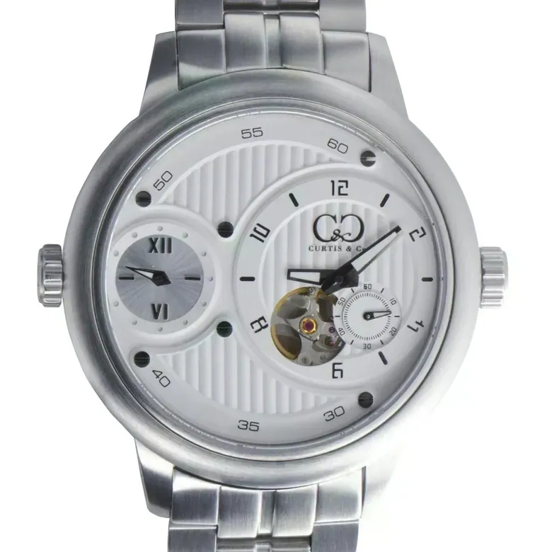 BIG TIME PASSPORT (52 mm) WHITE DIAL / STAINLESS STEEL SERIES