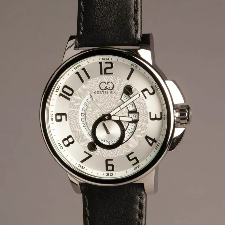 BIG TIME COOL (54mm) WHITE DIAL / STAINLESS STEEL CASE