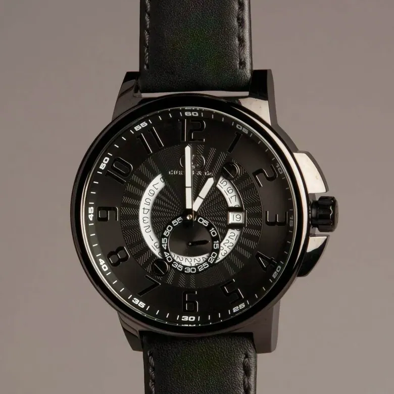 BIG TIME COOL (54mm) GUN METAL DIAL / GUN METAL CASE