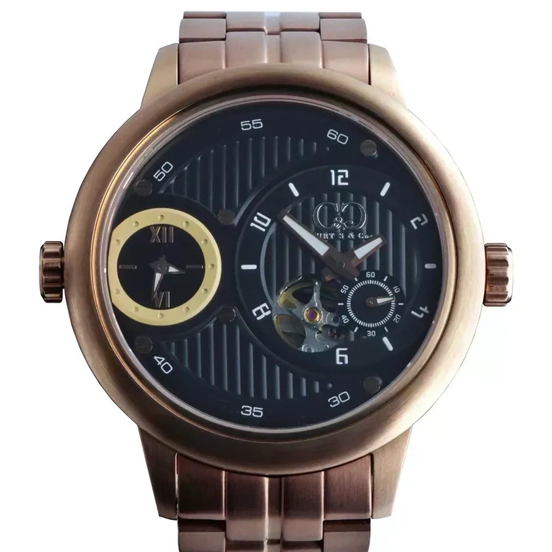 BIG TIME PASSPORT (52 mm) BLACK DIAL / ROSE GOLD SERIES