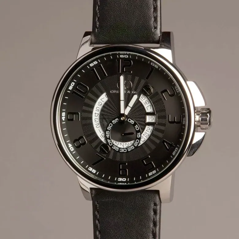 BIG TIME COOL (54mm) BLACK DIAL / STAINLESS STEEL CASE