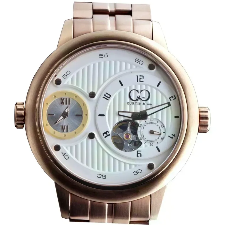 BIG TIME PASSPORT (52 mm) WHITE DIAL / ROSE GOLD SERIES