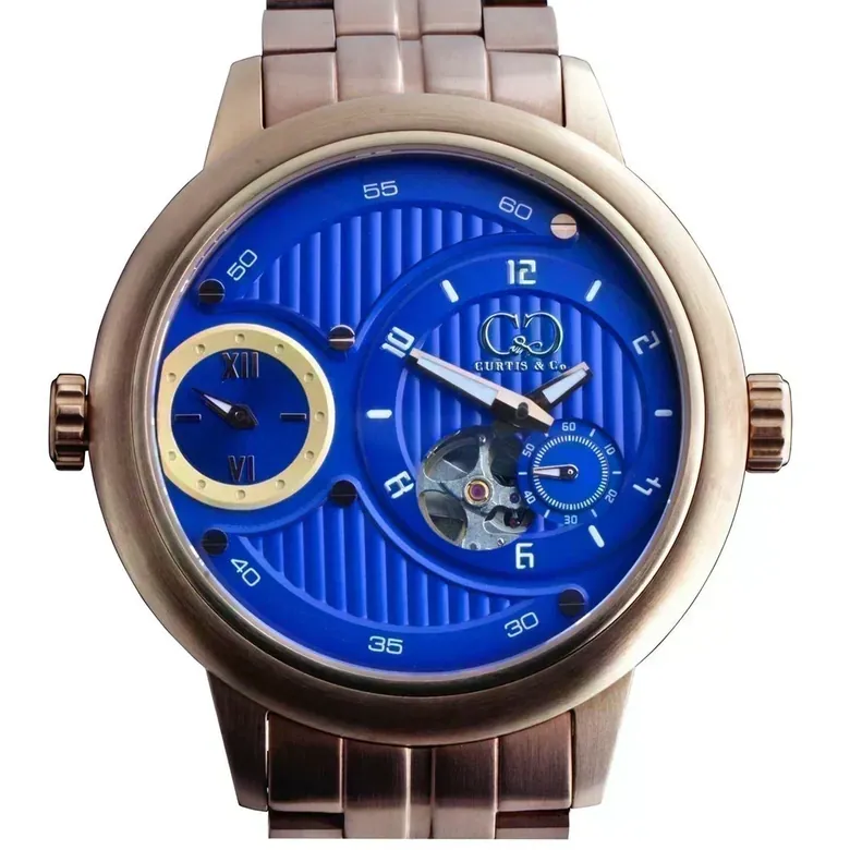 BIG TIME PASSPORT (52 mm) BLUE DIAL / ROSE GOLD SERIES