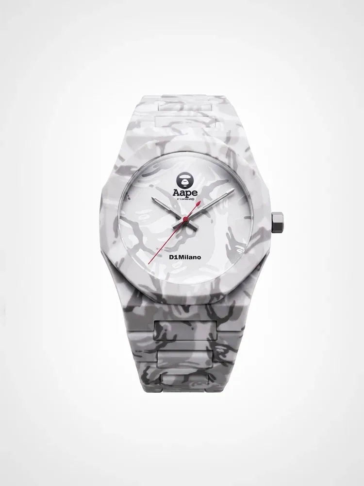 D1 x AAPE: Grey Camo Carbon