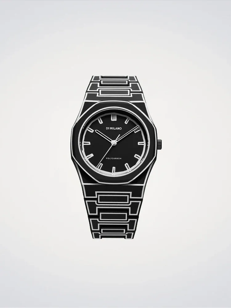 Black Sketch Polycarbon Watch