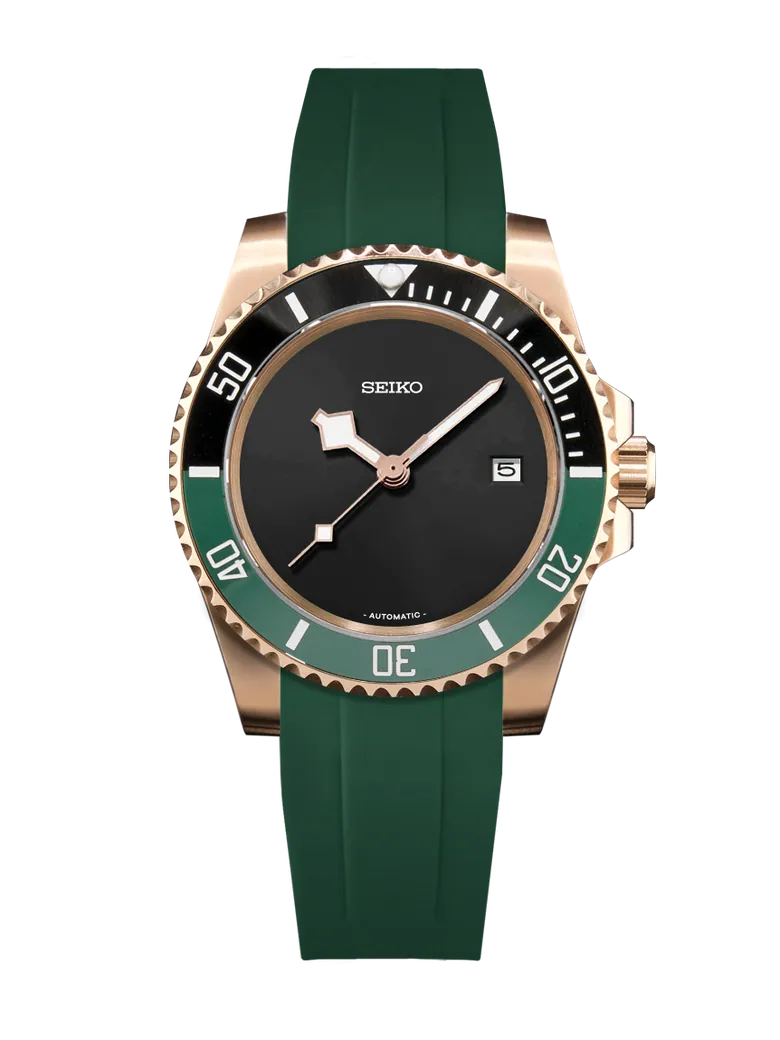 Seiko Submariner Stealth Mod, Sprite Gold