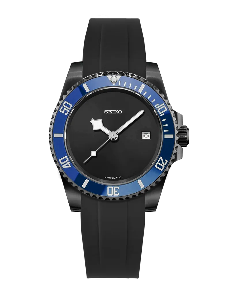 Seiko Yachtmaster Stealth Mod Black Ocean