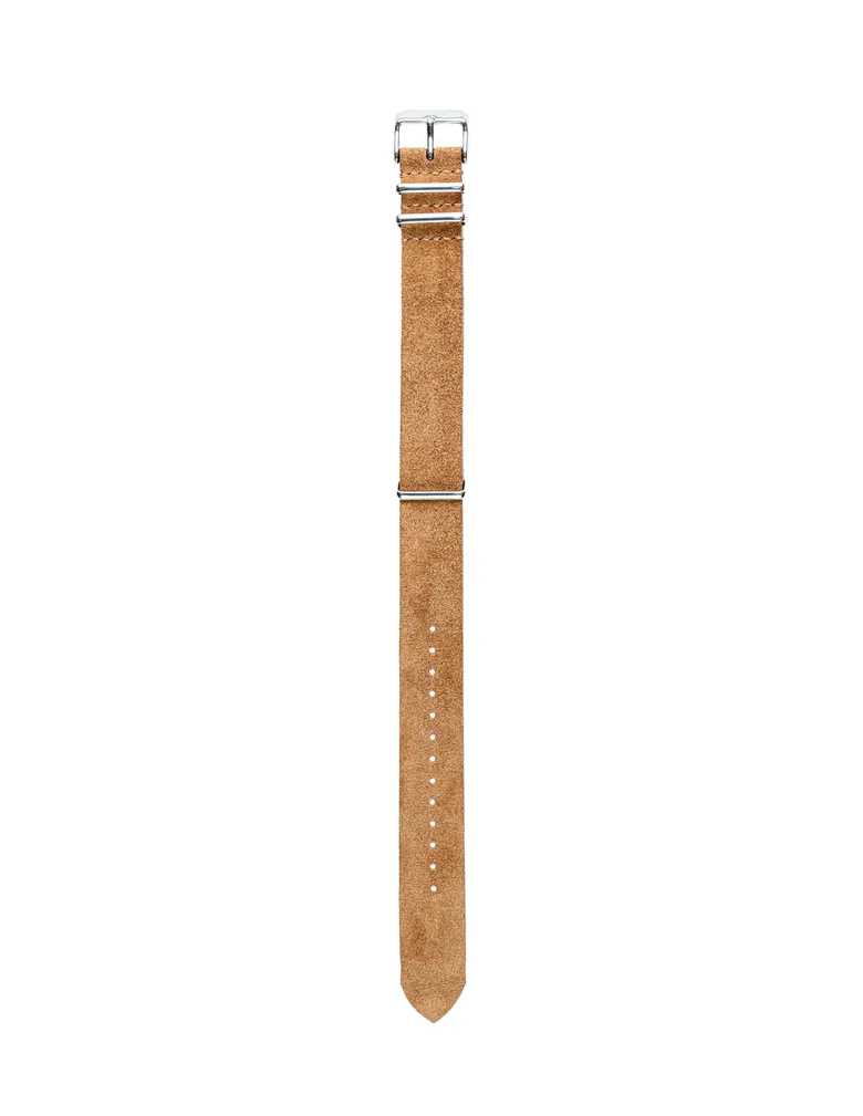 Tan Suede Mil Spec Strap a Dark Cool Gray NATO for every watch