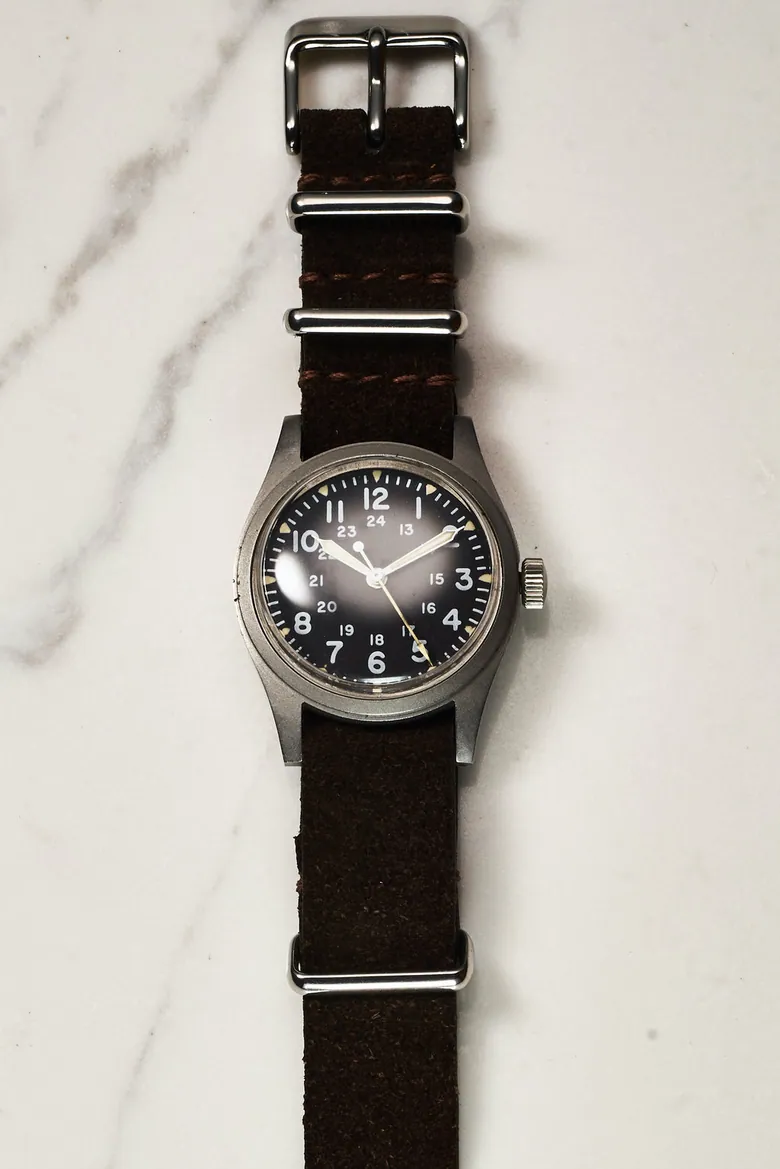 Hamilton Military Field Watch with FID number Military timepiece