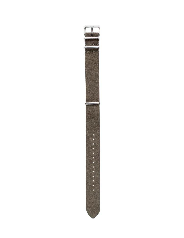 Loden Green Suede Mil Spec Strap a Dark Cool Gray NATO for every watch