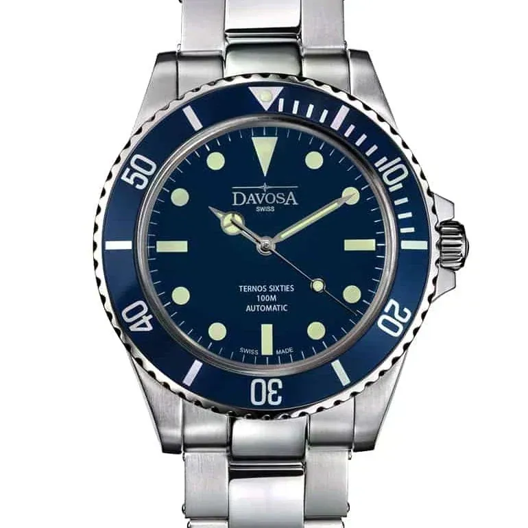 Ternos Sixties Automatic 100m Blue Diving Watch