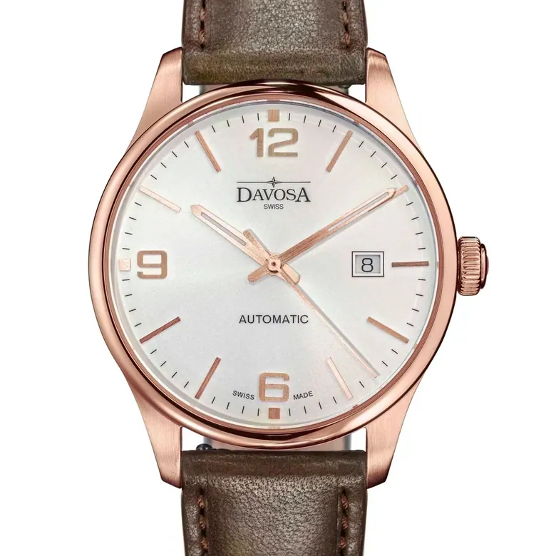 Gentleman Automatic 40mm PVD Rose Gold Executive Watch 16156664