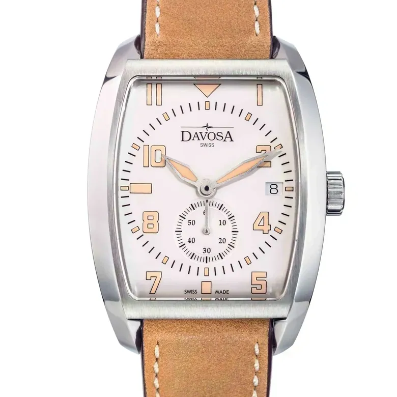 Evo 1908 Automatic Swiss-Made White Orange Executive Watch
