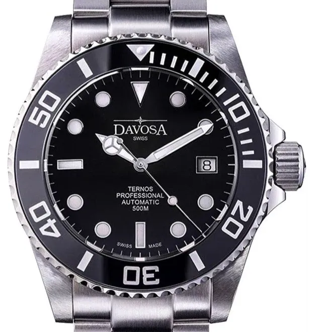 Ternos Professional Automatic 500m Black Diving Watch 16155950