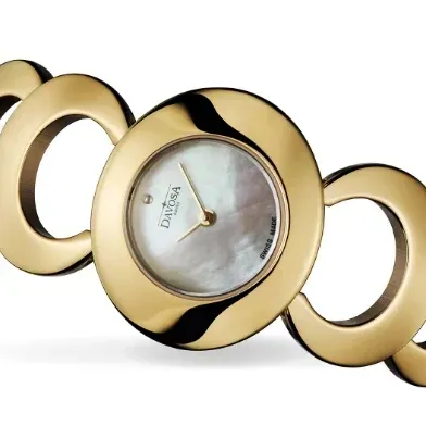 Vintage 60s Quartz Gold-Tone Executive Watch 16857115