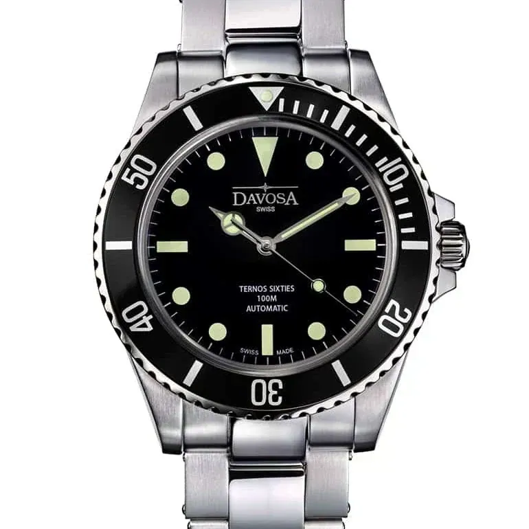 Ternos Sixties Automatic 100m Black Diving Watch 16152550