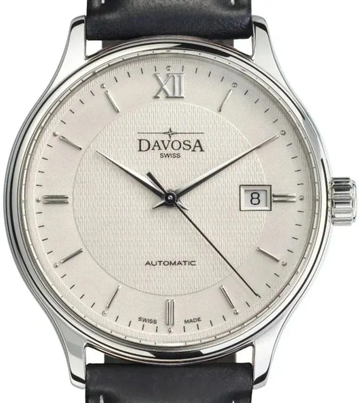 Classic Vegan Automatic Swiss-Made White Executive Watch 16145612V