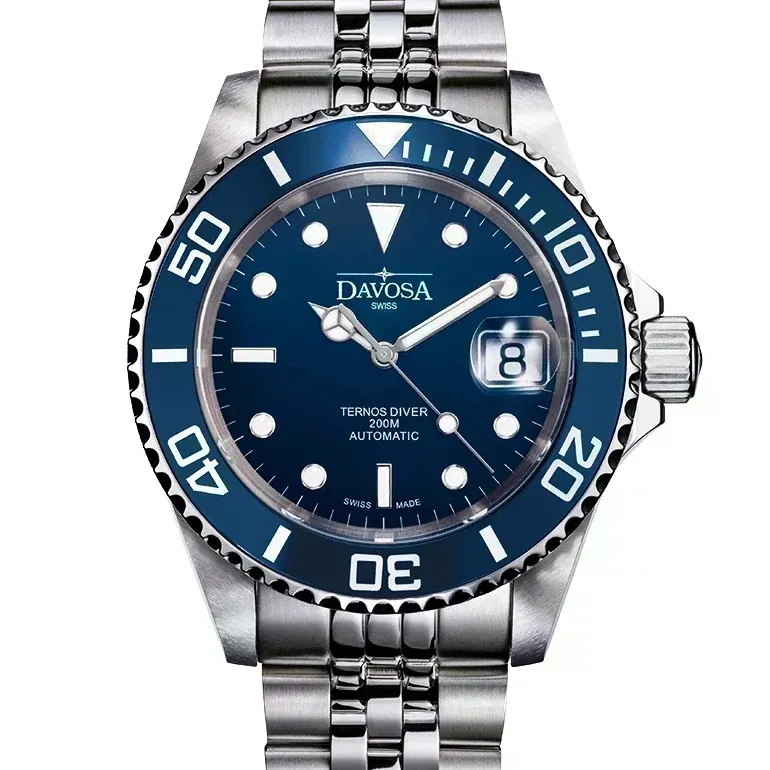 Ternos Ceramic Automatic 200m Blue Diving Watch 16155504