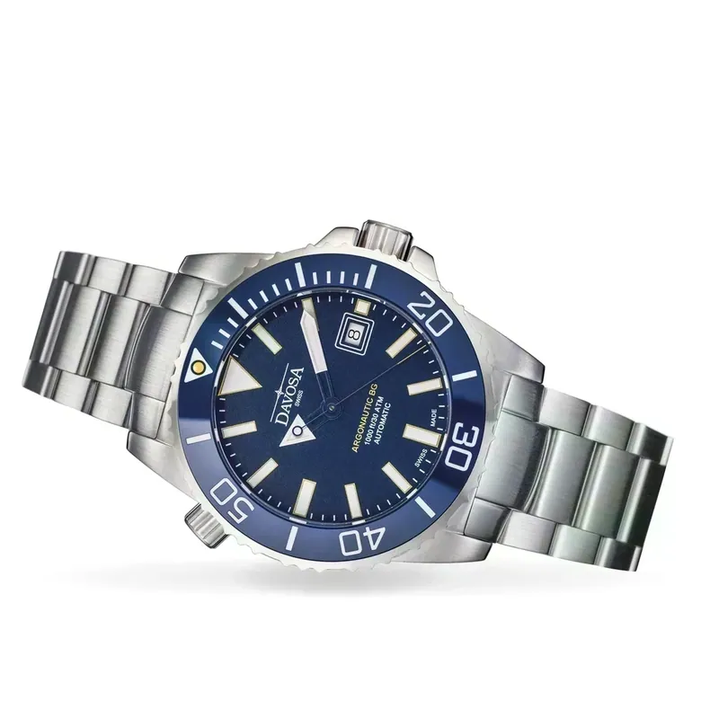 Argonautic BG Automatic 300m Blue Yellow Men's Diver Watch 16152204 OUTLET