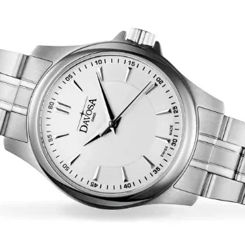 Classic Quartz Swiss-Made White Executive Watch 16858715