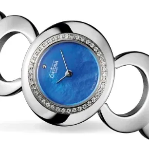 Vintage 60s Quartz Blue Ladies Watch