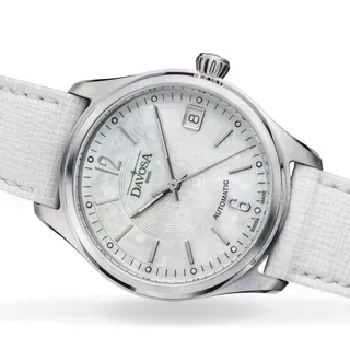 Newton Automatic Swiss-Made White Gray Ladies Watch