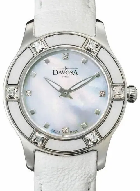 Irisea Quartz Swiss-Made Pearlescent White Ladies Watch 16756715