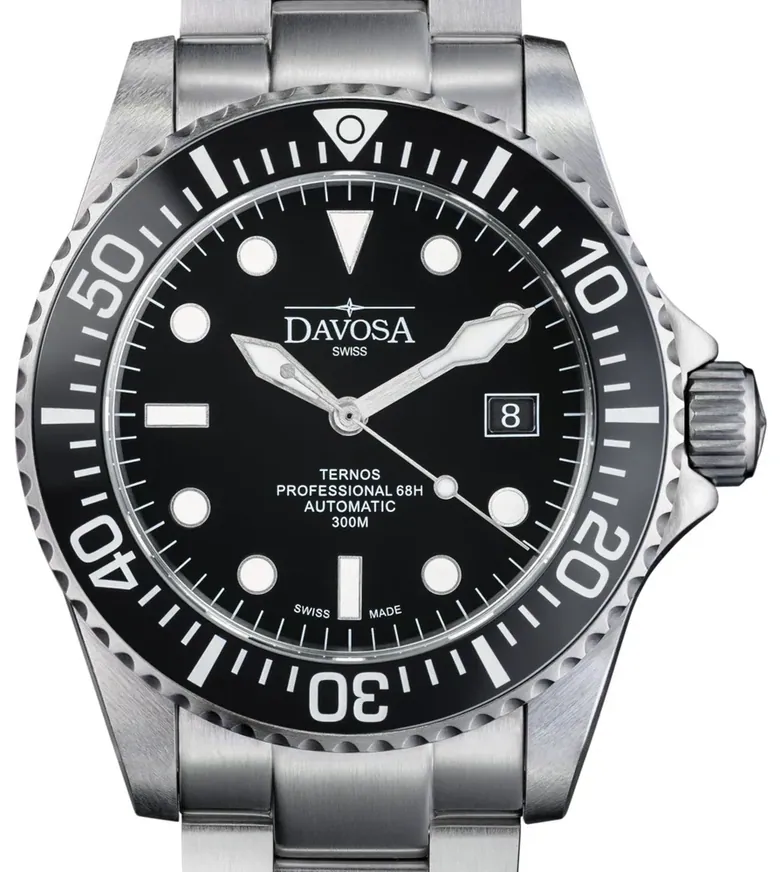 Ternos Professional 68h Automatic 300m Black Diving Watch 16153850 - Outlet