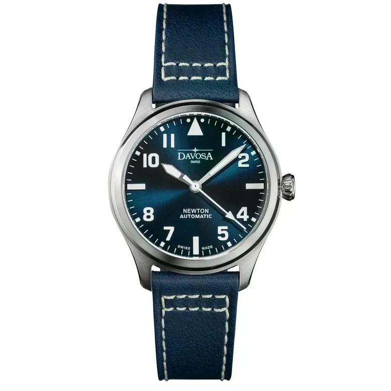Newton Automatic 40mm Blue Blue Pilot Watch 16153045