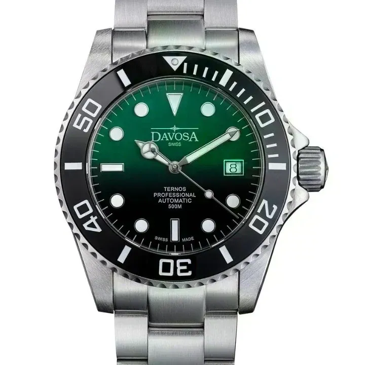 Ternos Professional Automatic 500m Green Black Diving Watch 16155975