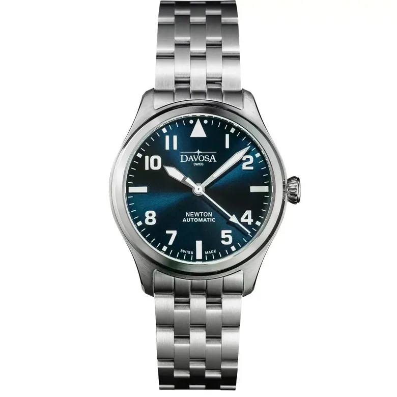 Newton Automatic 40mm Blue Pilot Watch 16153040