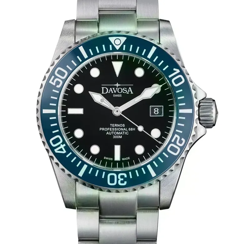 Ternos Professional 68h Automatic 300m Blue Black Diving Watch 16153840