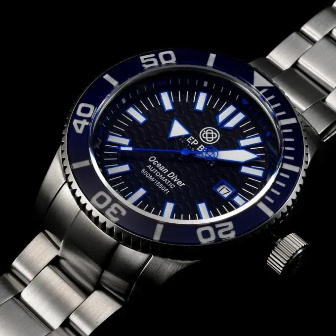 Swiss Made Ocean Diver 500 - Blue -