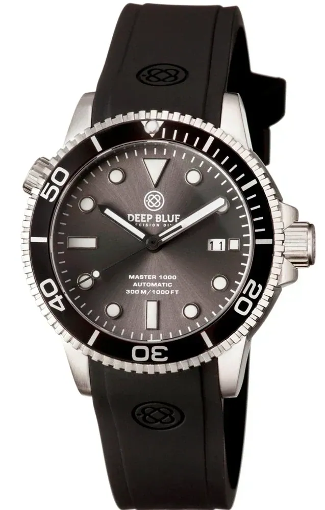 Master 1000 Automatic Diver Black Bezel/Grey Sunray Dial
