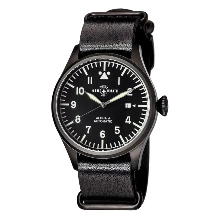 Alpha A Automatic PVD Black Case 41mm