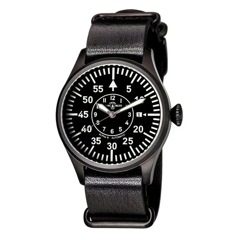 Alpha B Automatic PVD Black Case