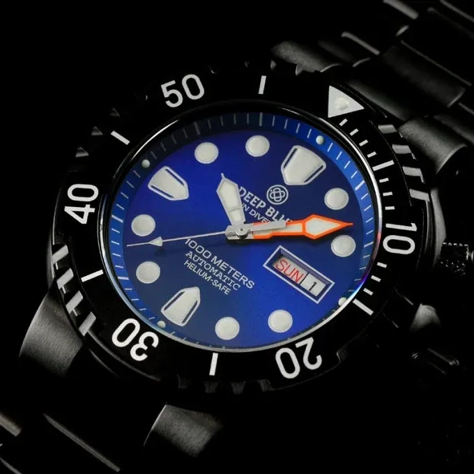 PVD Blue Dial